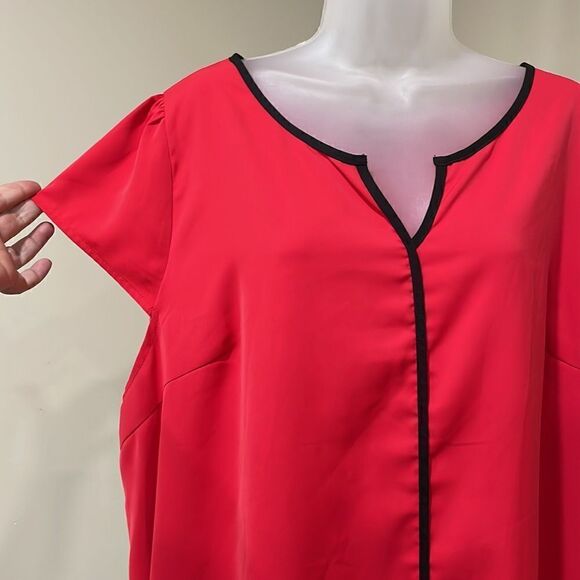 NWOT SHEIN Curve red dress.  Size 4XL plus - Picture 3 of 9